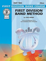 First Division Book 2 Oboe band method book cover